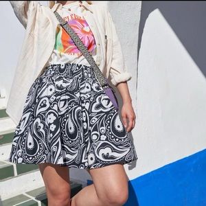 Lucy & Yak Thea Skirt in Jade Print XL (US 16-18)